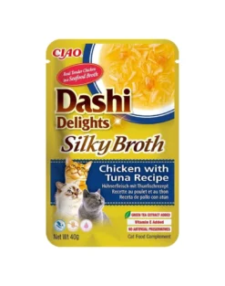 INABA Cat Dashi Delights Silky Broth Pollo e tonno 40g