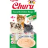 INABA Churu Cat croccantini cremosi al pollo e tonno per gatti 56 g