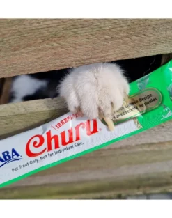 INABA Churu Cat croccantini cremosi al pollo e tonno per gatti 56 g
