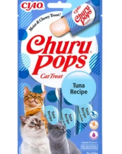 INABA Churu Pops Tuna 4 x 15g con tonno per gatti