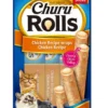 INABA Churu Rolls Chicken 4x10g bocconcini con pollo per gatti