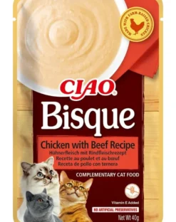 INABA CIAO Bisque Zuppa di pollo e manzo 40g