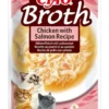 INABA CIAO Brodo di pollo e salmone per gatti 40g