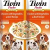 INABA Dog Twin Pollo, verdure e manzo in brodo per cani 24x40 g