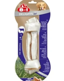 8IN1 Osso per cani con delizie di manzo 1 pz.