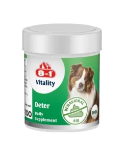 8IN1 Vitality Deter per cani contro la coprofagia 100 compresse