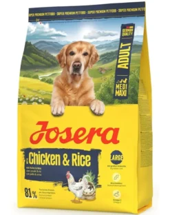 JOSERA Chicken with Rice Adult 3kg alimento facilmente digeribile per razze medie e grandi