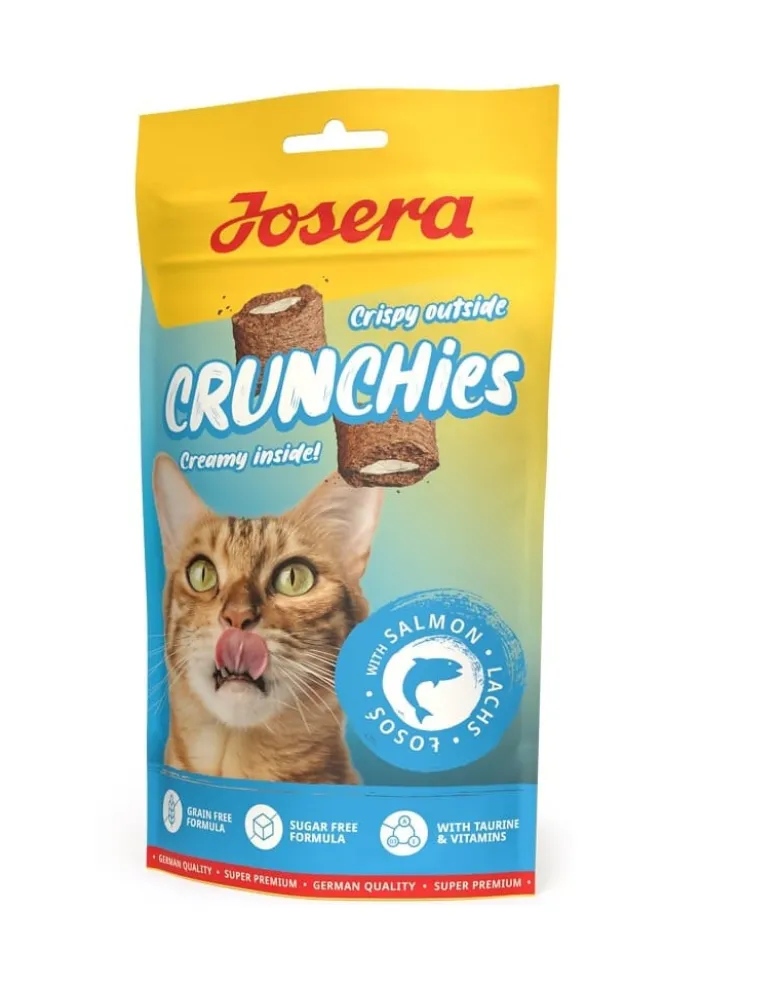 JOSERA Crunchies with Salmon 60 g croccanti snack con salmone per gatti