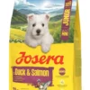 JOSERA Duck and Salmon Junior Mini 3kg per il corretto sviluppo dei cuccioli di piccole razze