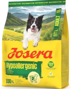 JOSERA Hypoallergenic Adult 900g cibo senza cereali per cani sensibili con insetti