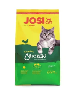 JOSERA JosiCat Crunchy Chicken con pollo per gatti adulti 650g