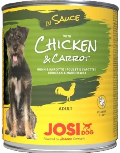JOSERA JosiDog Chicken&Carrot in Sauce 830g con pollo e carote in salsa per cani