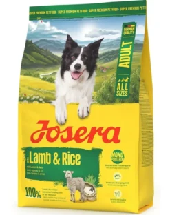 JOSERA Lamb and Rice Adult 3kg cibo monoproteico per cani