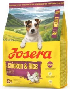 JOSERA Mini Adult Chicken and Rice 900g cibo senza glutine per cani di piccola taglia
