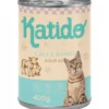 KATIDO Adult Cat Veal and Rabbit 400 g vitello e coniglio con olio di salmone per gatti