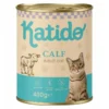KATIDO Adult Cat Veal 400 g vitello con olio di salmone per gatti