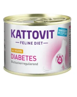 KATTOVIT Feline Diet Diabetes Pollo 185g