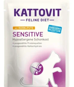 KATTOVIT Feline Diet Sensitive Pollo e tacchino 24 x 85 g