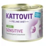 KATTOVIT Feline Diet Sensitive Tacchino 185g