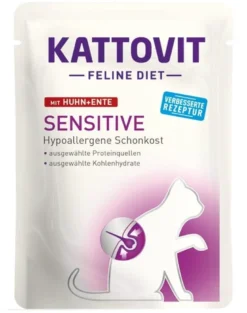 KATTOVIT Feline Diet Sensitive 20x85g MIX Pollo e anatra / Tacchino