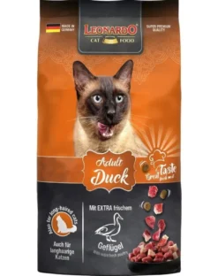 LEONARDO Adult Duck & Rice cibo per gatti con anatra e riso 1,8 kg