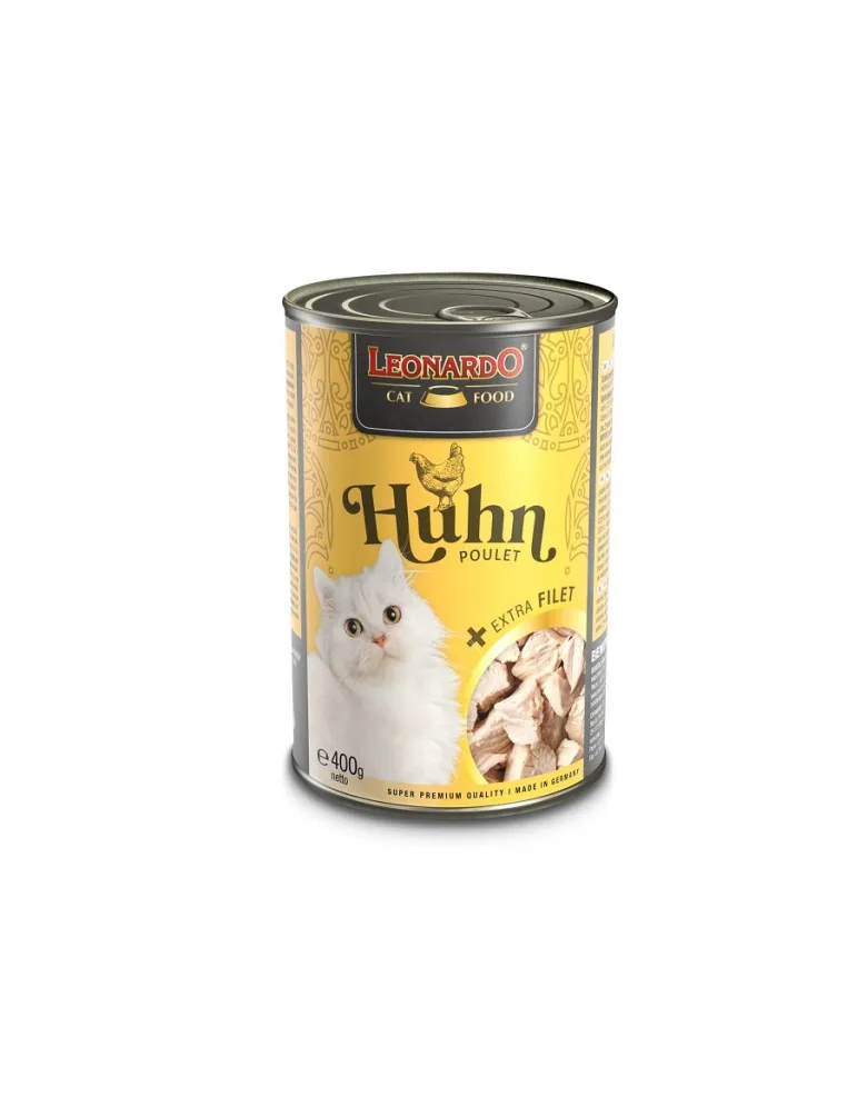LEONARDO Croquettes pour chat LEONARDO Chicken with extra fillet 400 g