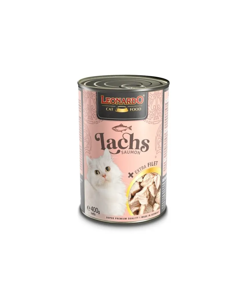 LEONARDO Croquettes pour chat LEONARDO Salmon with extra fillet 400 g