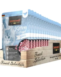 LEONARDO Finest Selection Kitten Pollame 16 x 85 g