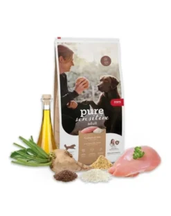 MERA Dog Pure Sensitive Adult Turkey Rice 4 kg tacchino e riso, cibo secco per cani sensibili
