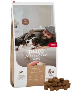 MERA Dog Pure Sensitive Puppy Turkey Rice 4 kg tacchino e riso, cibo secco per cuccioli
