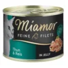 MIAMOR Filetti felini Tonno e riso in gelatina 185 g