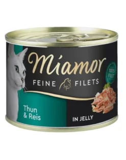 MIAMOR Filetti felini Tonno e riso in gelatina 185 g