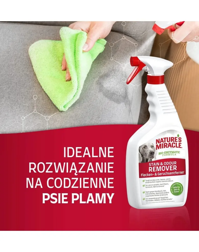 NATURE'S MIRACLE Stain&Odour Remover Dog melone946 ml