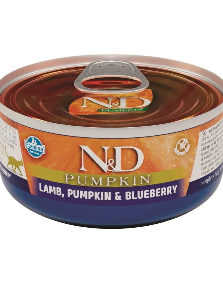 N&D Cat lamb & pumpkin & blueberry 80g