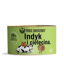 PAKA ZWIERZAKA Cibo umido Tacchino con vitello per gatti 200 g