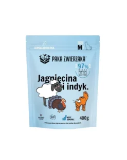 PAKA ZWIERZAKA Crocchette Agnello e Tacchino per Gatto M 400 g