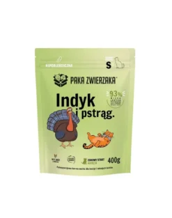 PAKA ZWIERZAKA Crocchette Indice con Trota per gattini S 400 g