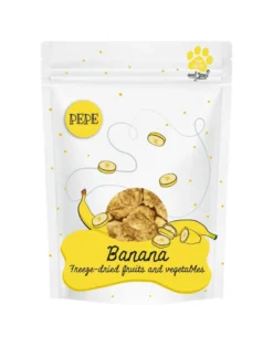 PAKA ZWIERZAKA PEPE Freeze-dried frutta liofilizzata per cani banana 30 g