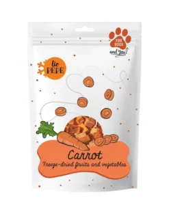 PAKA ZWIERZAKA PEPE Freeze-dried verdure liofilizzate per cani carote 25 g