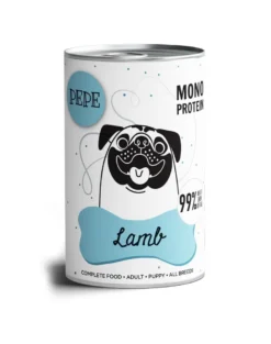 PAKA ZWIERZAKA PEPE Lamb 99% (agnello) 800 g alimento monoproteico