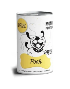 PAKA ZWIERZAKA PEPE Pork 99% (maiale) 800 g alimento monoprotico