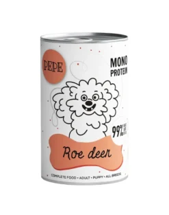 PAKA ZWIERZAKA PEPE Roe Deer 99% (capriolo) 400 g di alimento monoproteico