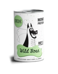PAKA ZWIERZAKA PEPE Wild Boar 99% (carne di cervo) 400 g di alimento monoproteico