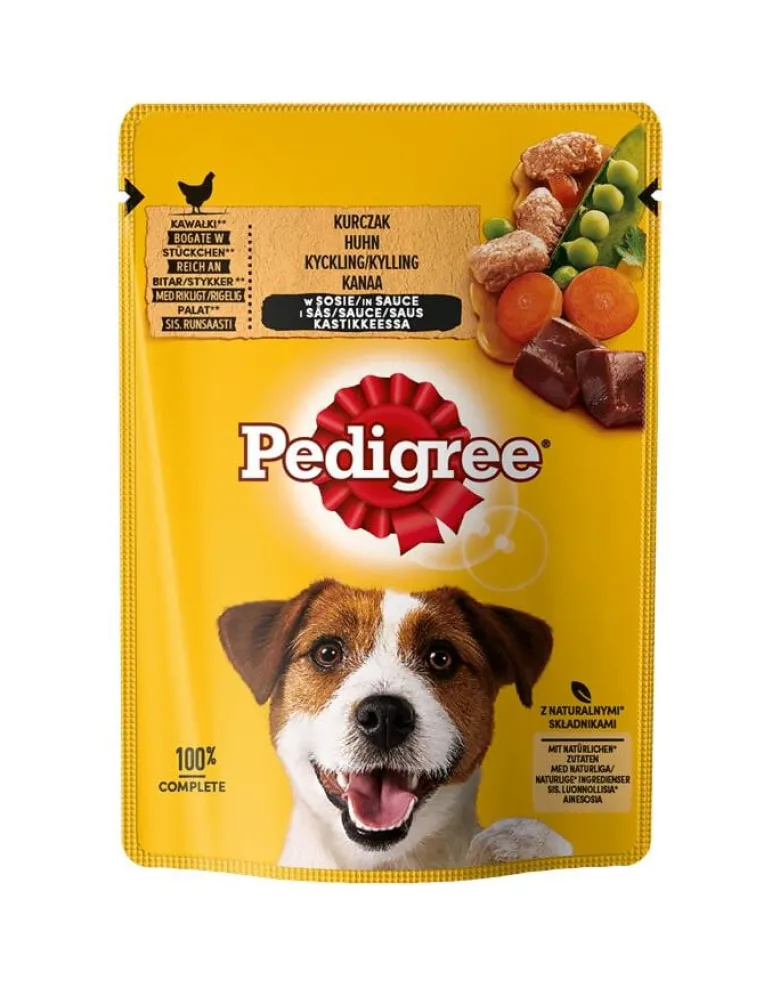 PEDIGREE Adult in bustina 24x100g cibo umido con bocconcini di pollo e verdure in salsa
