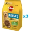 PEDIGREE Adult 3x2,6 kg con pollame e verdure alimento secco completo per cani di taglia grande e media