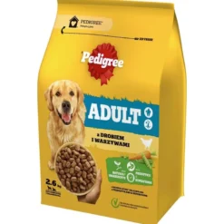 PEDIGREE Adult 3x2,6 kg con pollame e verdure alimento secco completo per cani di taglia grande e media