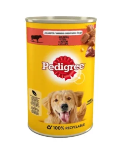 PEDIGREE cibo umido completo con manzo in gelatina per cani adulti 1200g