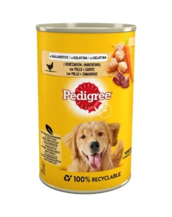 PEDIGREE con pollo e carote in gelatina 400g