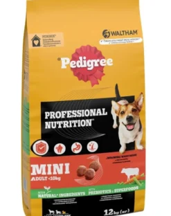 PEDIGREE Professional Nutrition Adult Mini con Manzo e Verdure 12 kg crocchette per cani di piccola taglia