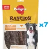 PEDIGREE Ranchos Jerkies 7x180g Alimento complementare senza cereali con pollo per cani adulti